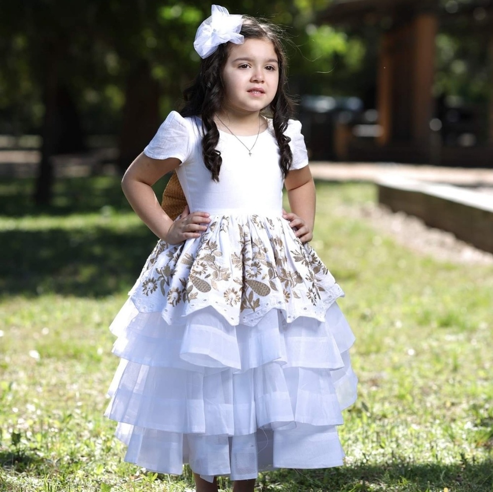 Cotton‎ couture dress